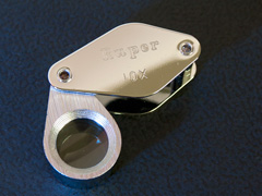 10x Ruper fold out magnifier