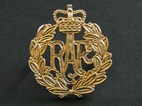 Product : RAF Airman Queens Crown Cap Badge : from the myCollectors Website