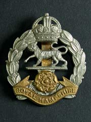 Royal Hampshire Regiment Cap Badge