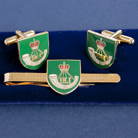 Durham Light Infantry Cufflinks Tiepin Set