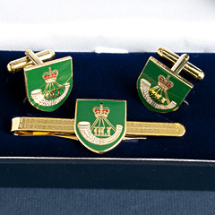 Durham Light Infantry Cufflinks Tiepin Set