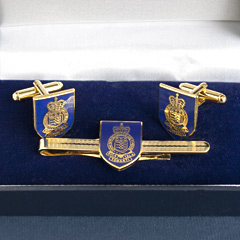 Royal Army Ordnance Corps cufflinks and tiepin set