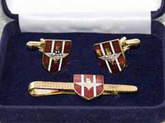 Parachute Regiment boxed cufflink and tie bar