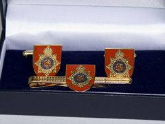 RASC boxed cufflink and tie bar