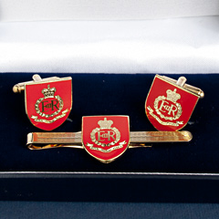 Lapel Badge Tie Clip Royal Military Police RMP Gift Set Military Cufflinks