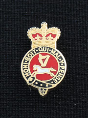 Queens Own Hussars Lapel Badge