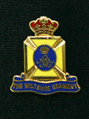 The Wiltshire regiment cut out style Lapel Badge