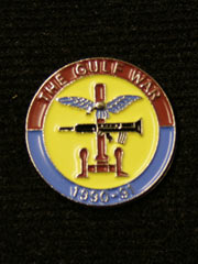 Gulf War 1990-91 lapel badge