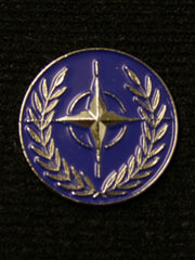 Nato lapel badge