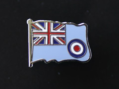 RAF Ensign lapel badge