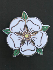Yorkshire Rose lapel badge
