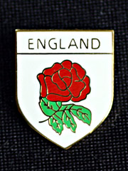England Rose lapel badge