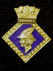 HMS Glorious navy crest lapel badge