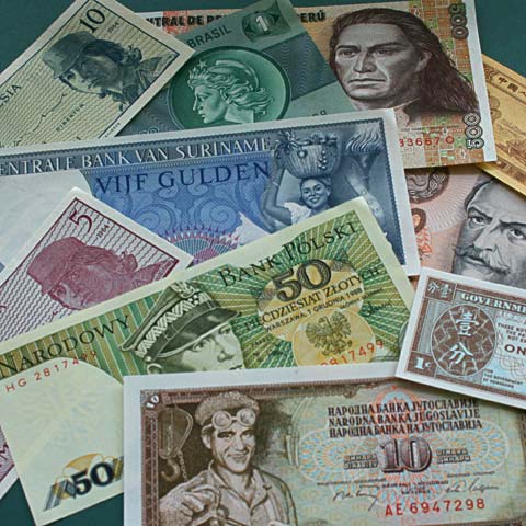 Selection of World Banknotes