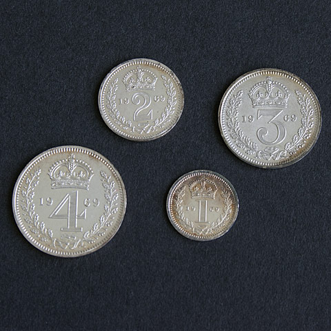 1969 Maundy 4 coin set