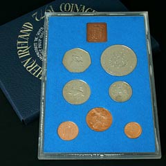 1972 Royal Mint Uk Decimal Coin Proof Set