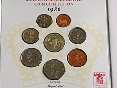 1986 UK Uncirculated coin collection