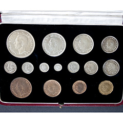 1937 Coronation 15 Coin Specimen Set