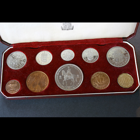 1953 Royal Mint British Proof Set with Crown
