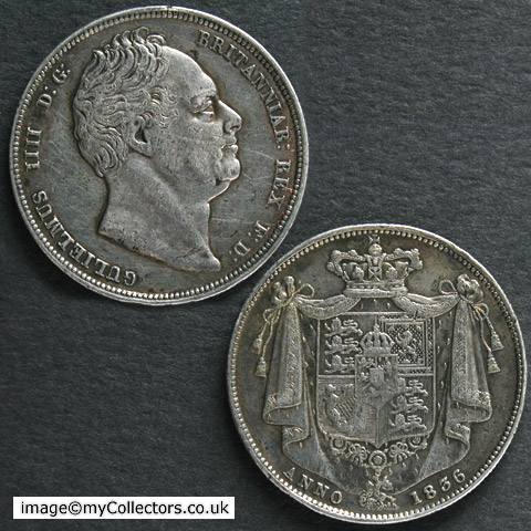 1836 William IV Halfcrown