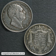 1836 William IV Halfcrown Image 2