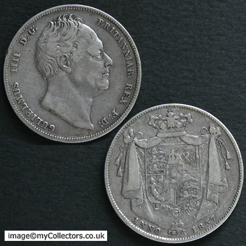 1837 William IV Halfcrown