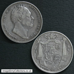 1837 William IV Halfcrown Image 2