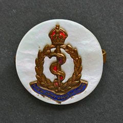 RAMC George Crown Sweetheart Brooch Image 2