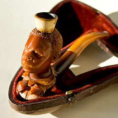 Carved Meerschaum pipe