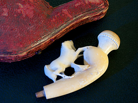 Meerschaum Carved Horse Pipe