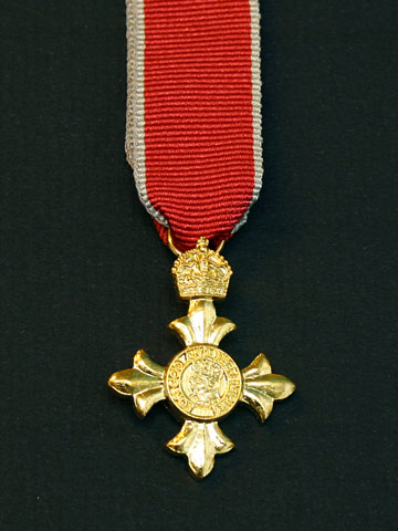 Miniature OBE Civil Miniature Medal