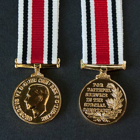 Miniature Special Constabulary LSM - GVIR Medal