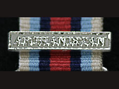 Afghanistan bar for miniature medal