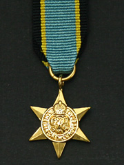 Air Crew Europe Star Miniature Medal