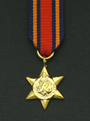 Burma Star Miniature Medal