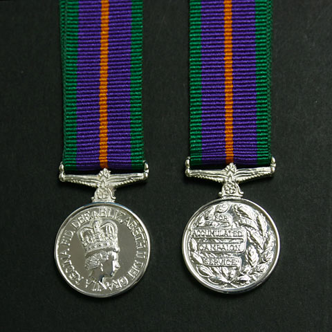 Accumulated Campaign Service Miniature Medal