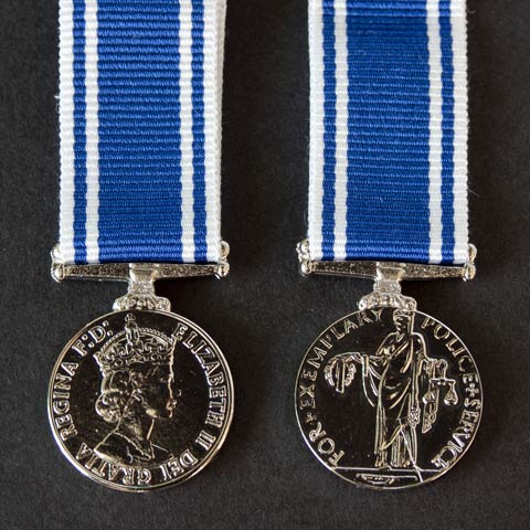 Police Long Service Good Conduct Miniature Medal