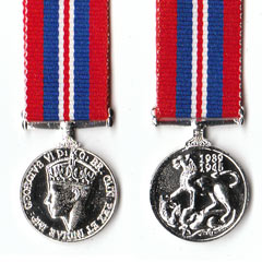 War Medal Miniature Medal