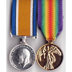 WW1 War and Victory Medal Pair