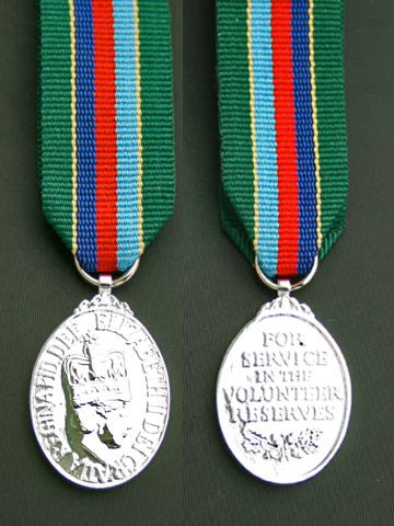 Miniature Volunteer Reserve Service Medal