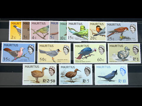 Mauritius 1965 Birds Stamps