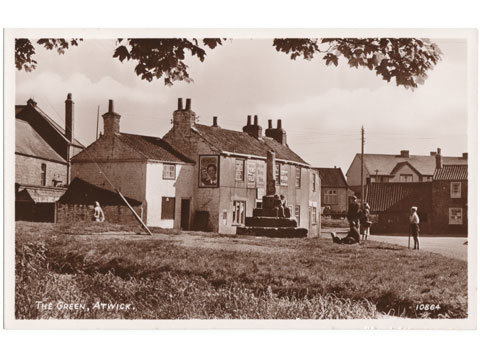 The Green in Atwick Postcard - Yorkshire
