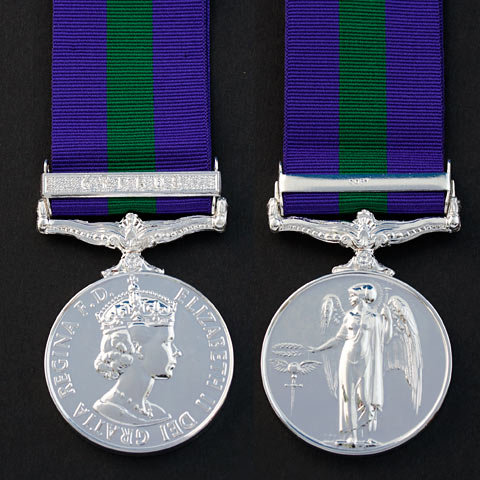 GSM Medal QEII with Cyprus Bar