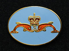 Submariners Dolphins Oval Shield Lapel Badge