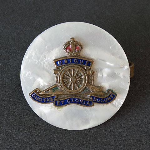 Royal Artillery Sweetheart Brooch