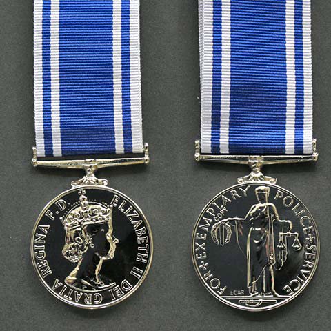 Police LSGC Queens Crown Medal