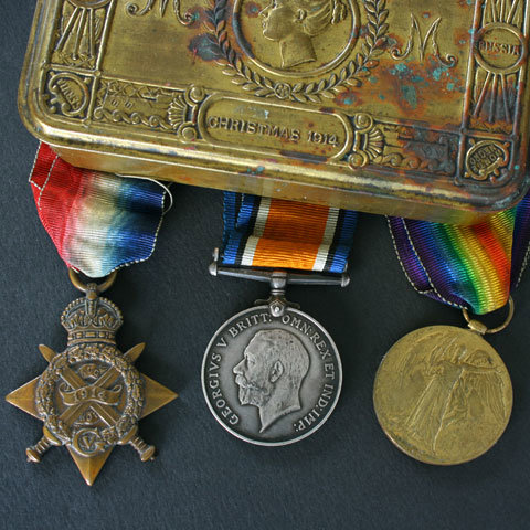 WW1 1914 Star Trio Group of Medals