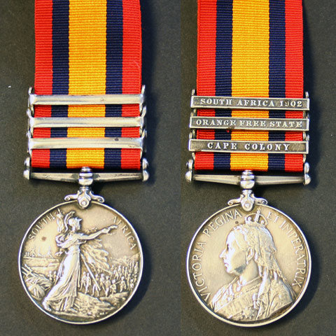 Queens South Africa medal to S.Hockenhull