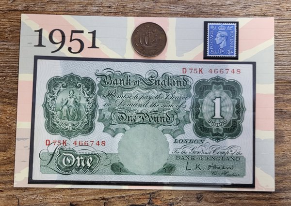 1951 Yearcard set