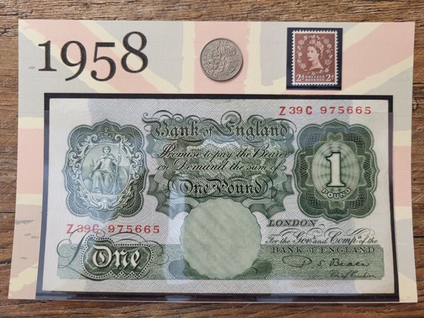 1958 Yearcard set